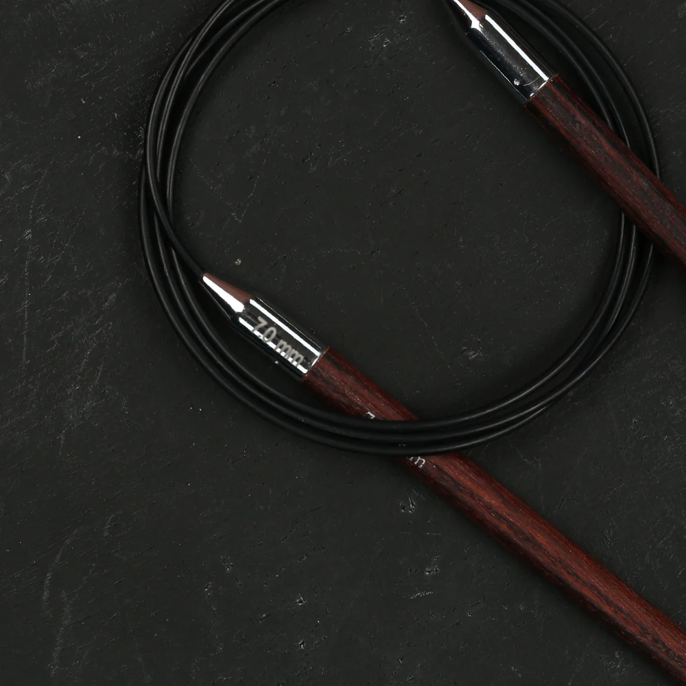 KnitPro Royale 7.00 mm 100 cm Fixed Circular Needle, Burgundy Rose - 29121 - Image 3