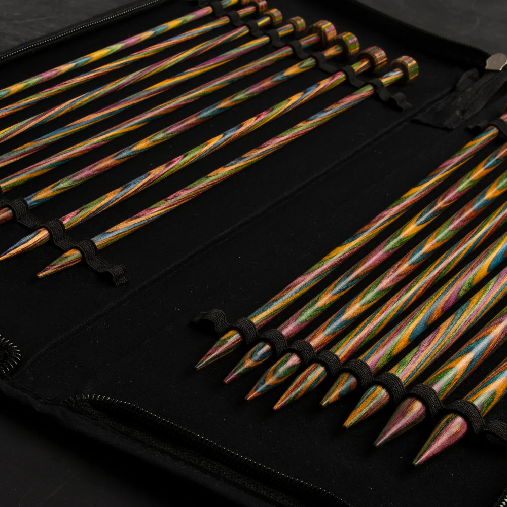 KnitPro Symfonie 25 cm Wood Single Pointed Needle Set - 20214 - Image 4