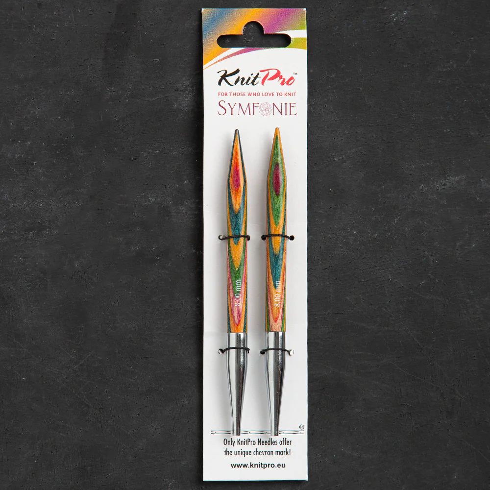 KnitPro Symfonie 8mm Wooden Interchangable Circular Needles - 20409