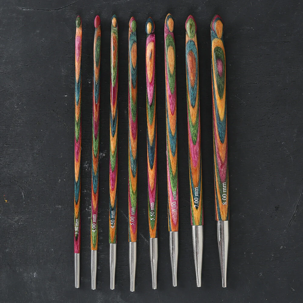 KnitPro Symfonie Interchangeable Tunisian Crochet Hook Set - 20735 - Image 2