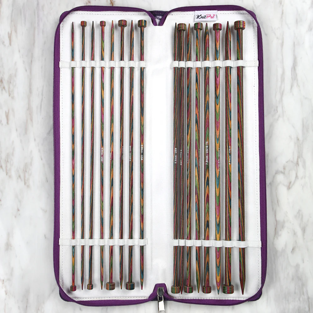 Knitpro Symfonie Wooden Knitting Needle Set (35cm)- 20667 - Image 3