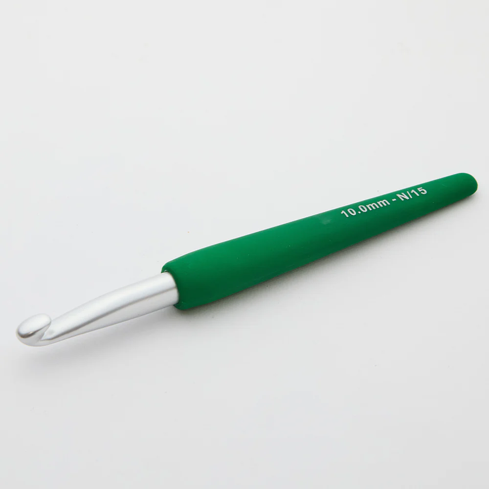 KnitPro Waves 10 mm Soft Handle Wool Crochet Hook - 30948