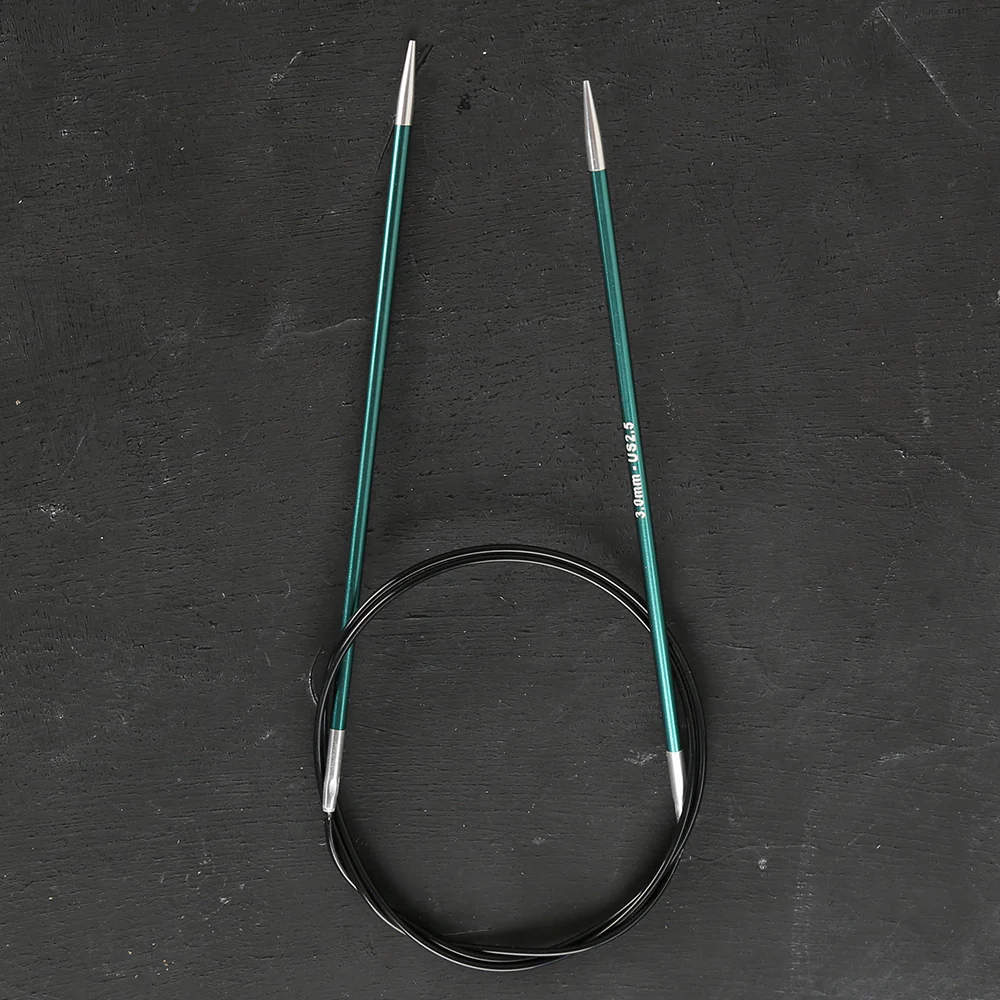 KnitPro Zing 3 Mm 80 Cm Metal Circular Needles, - 47125 - Image 2