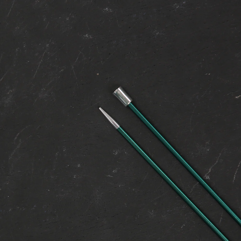KnitPro Zing 3 mm 35 cm Metal Knitting Needles, Jade - 47295 - Image 3