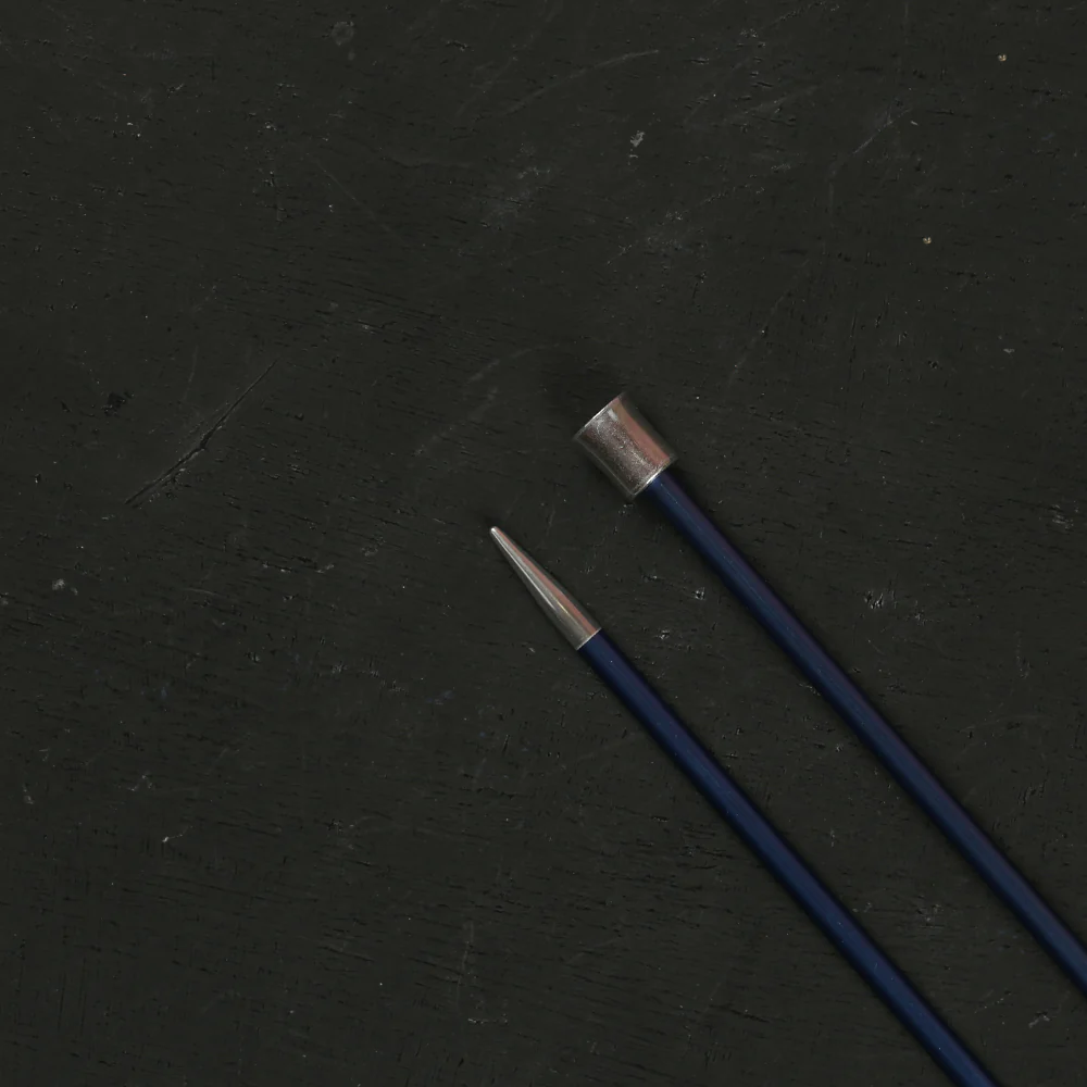 KnitPro Zing 4 mm 35 cm Metal Knitting Needles, Sapphire - 47299 - Image 3