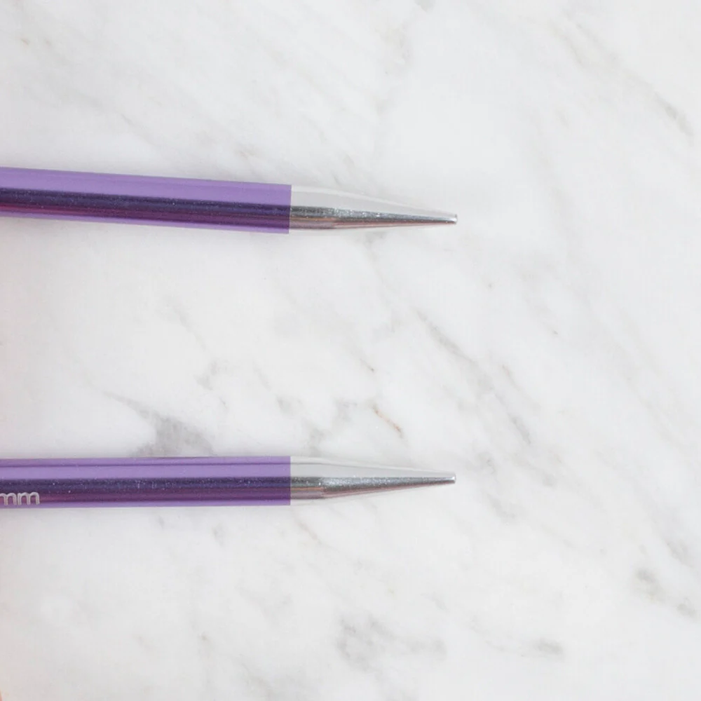 KnitPro Zing 7mm 120 cm Circular Knitting Needle, Amethyst - 47195 - Image 3