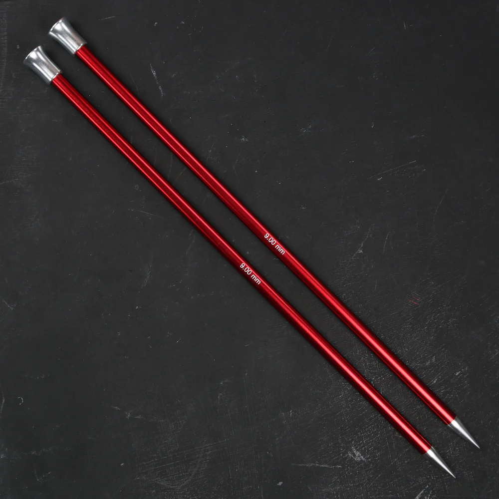 KnitPro Zing 9 mm 35 cm Metal Knitting Needles, - 47307 - Image 2