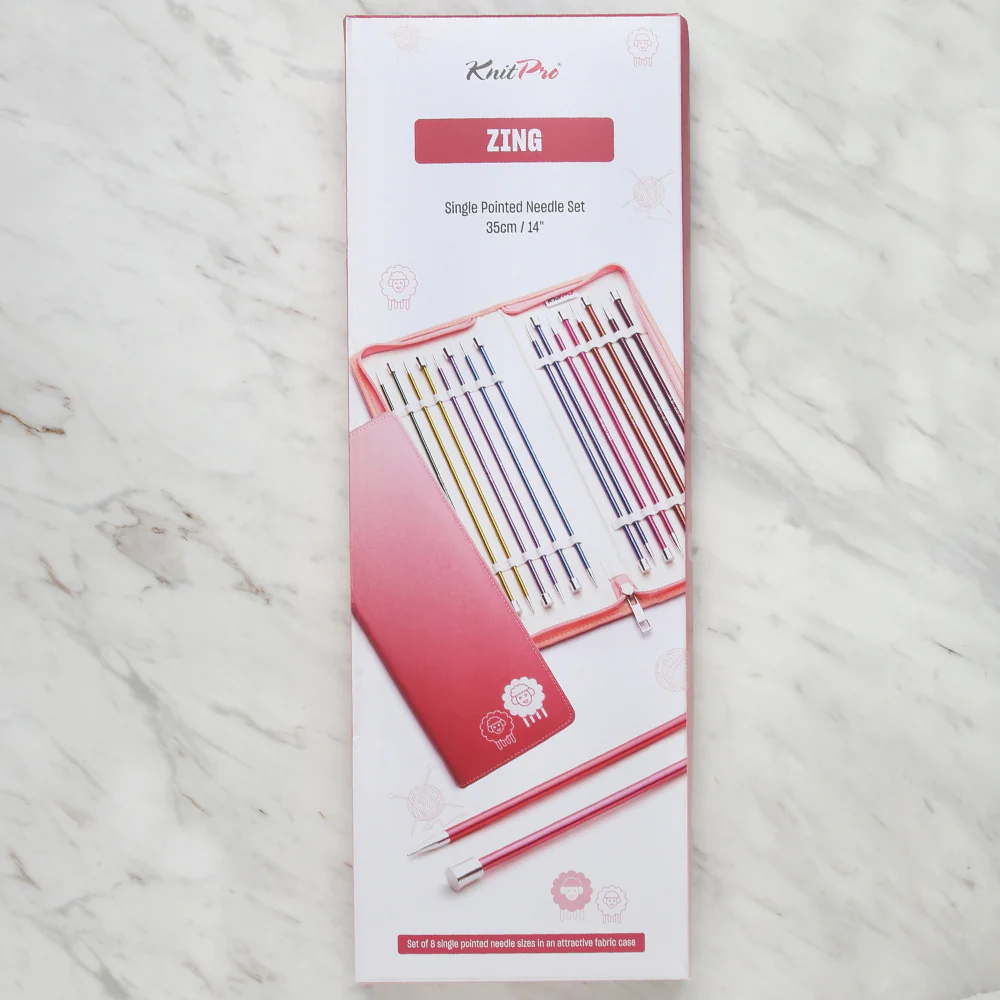 Knitpro Zing Knitting Needle Set (35cm) - 47428
