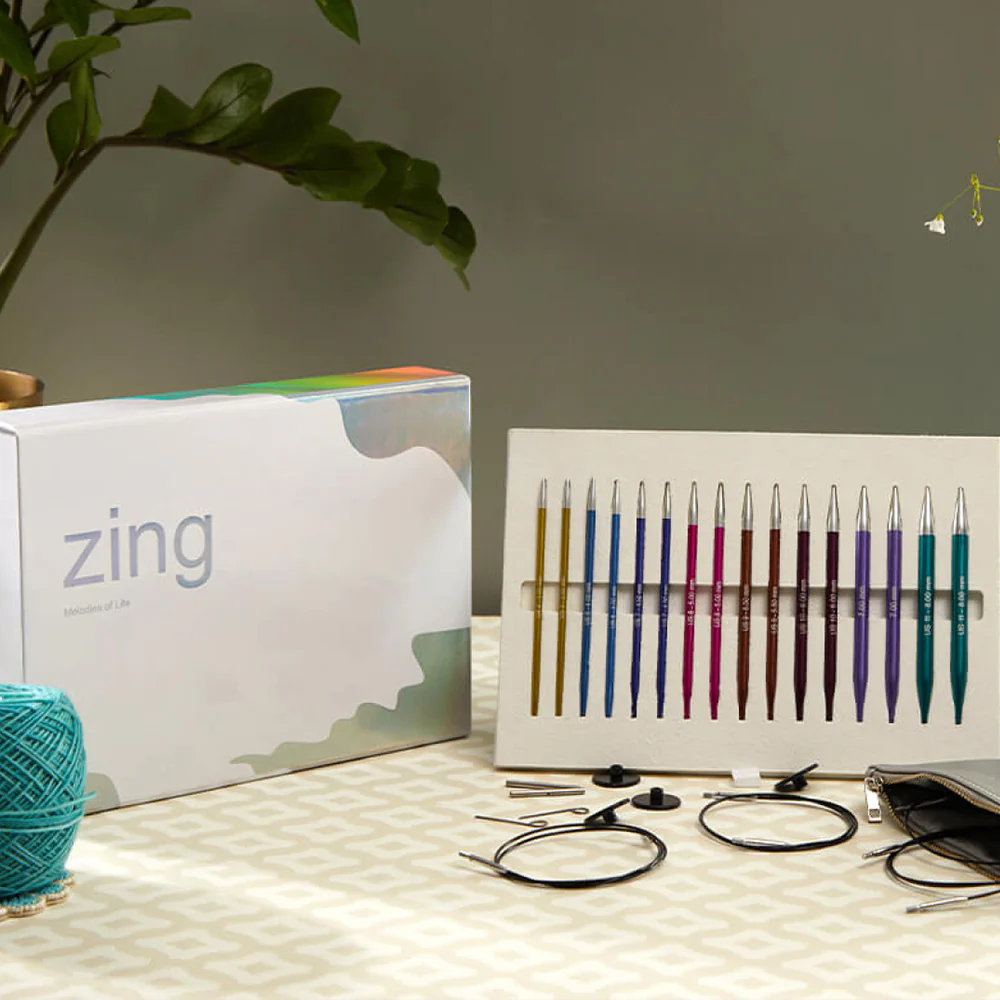 Knitpro Zing Replaceable Circular Knitting Needle Set  (Melodies Of Life)- 47412 - Image 5