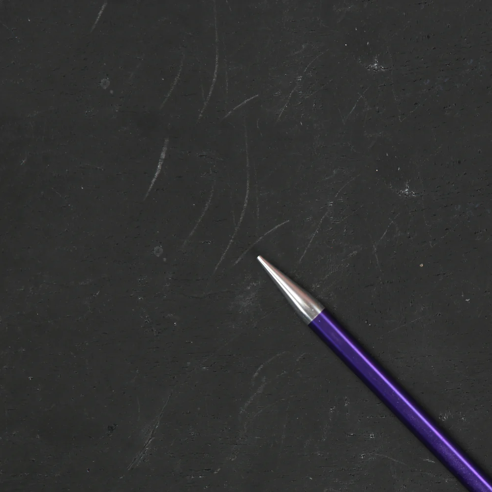 KnitPro Zing Set of 5, 7 mm 20 cm Metal Double Pointed Needles, Amethyst - 47045 - Image 3