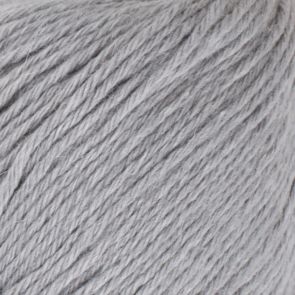 La Mia Angora 50gr Hand Knitting Yarn, Grey - L047 - Image 2