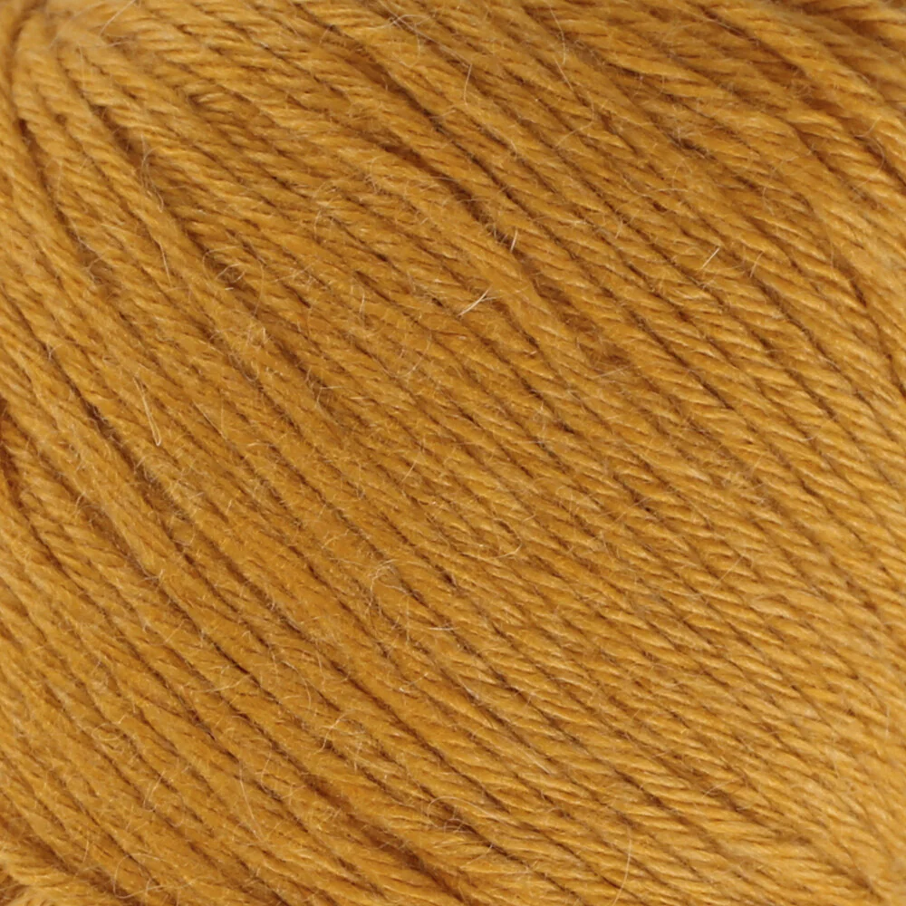 La Mia Angora 50gr Hand Knitting Yarn, Mustard - L123 - Image 2