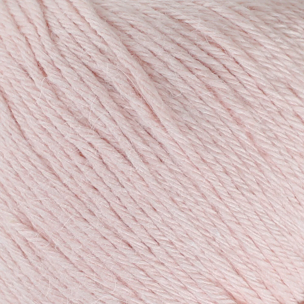 La Mia Angora 50gr Hand Knitting Yarn, Powder Pink - L185 - Image 2