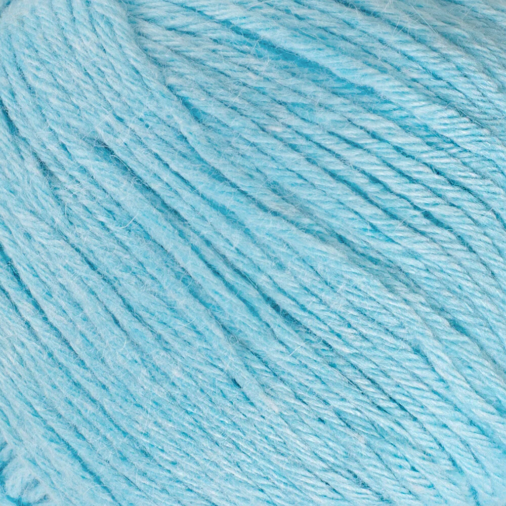La Mia Angora 50gr Hand Knitting Yarn, Blue - L071 - Image 2