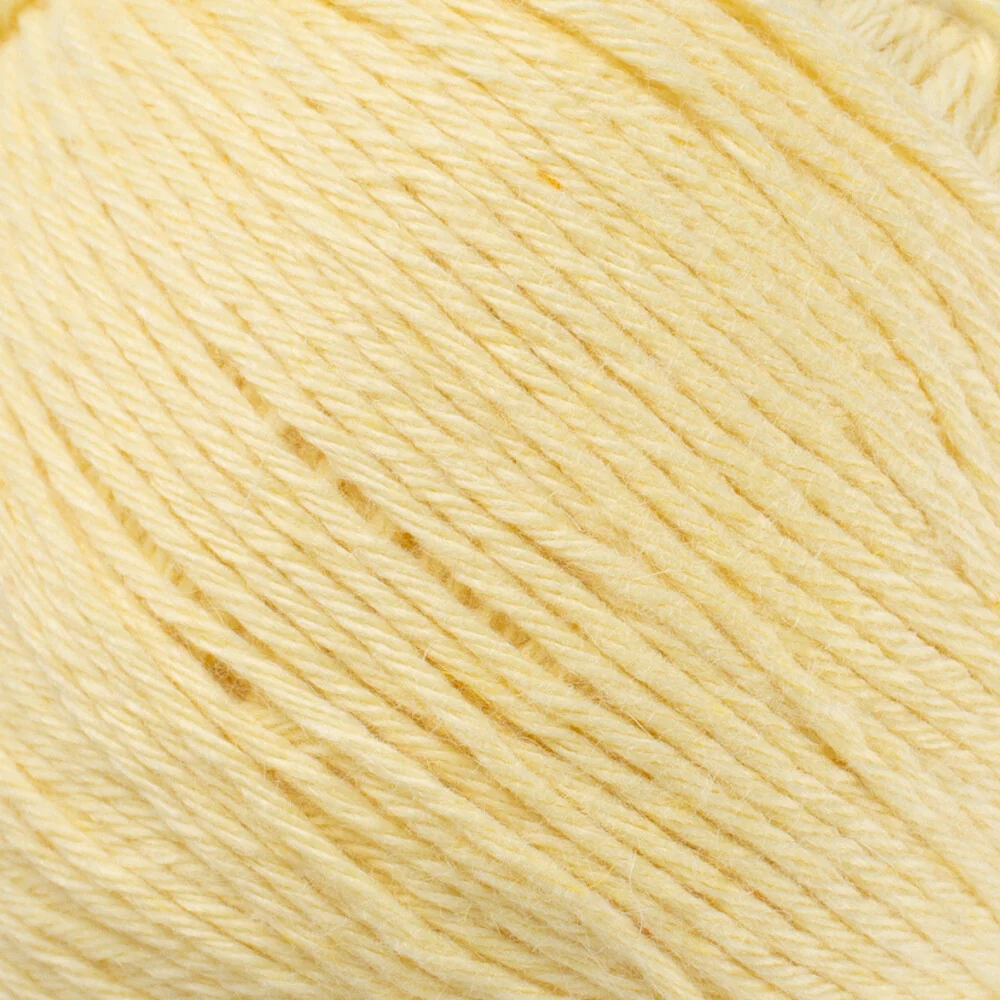 La Mia Angora 50gr Hand Knitting Yarn, Yellow - L124 - Image 2