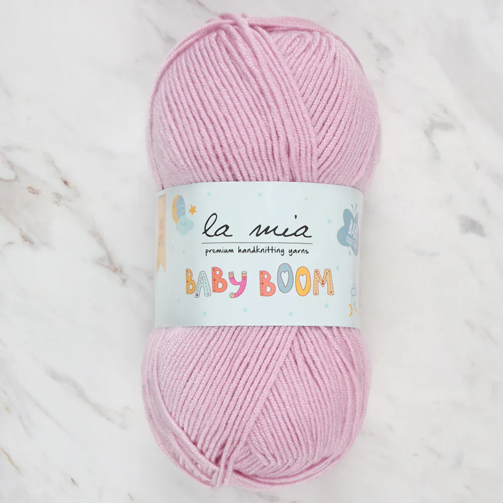 La Mia Baby Boom Knitting Yarn ,Lilac - 705