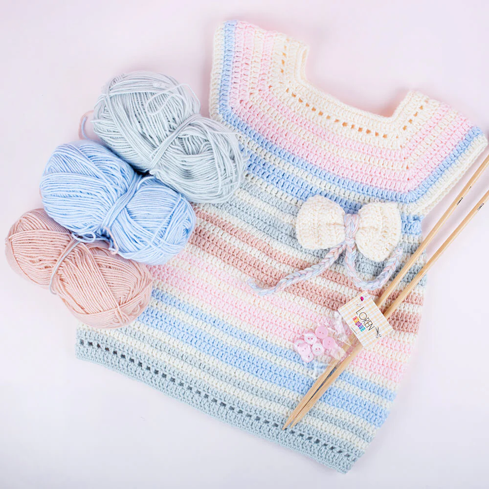 La Mia Baby Boom Yarn, Baby Pink - 782 - Image 7