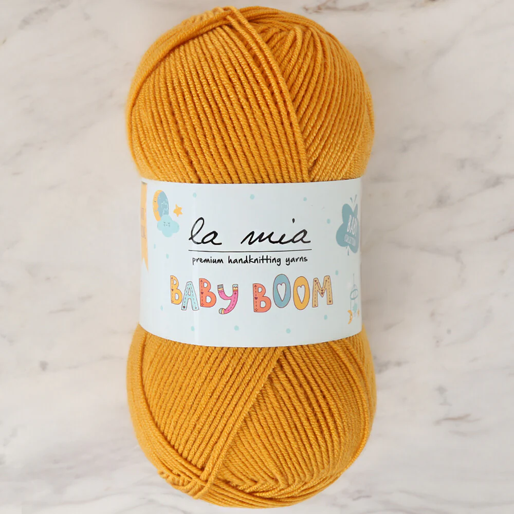 La Mia Baby Boom Yarn, Mustard - 257