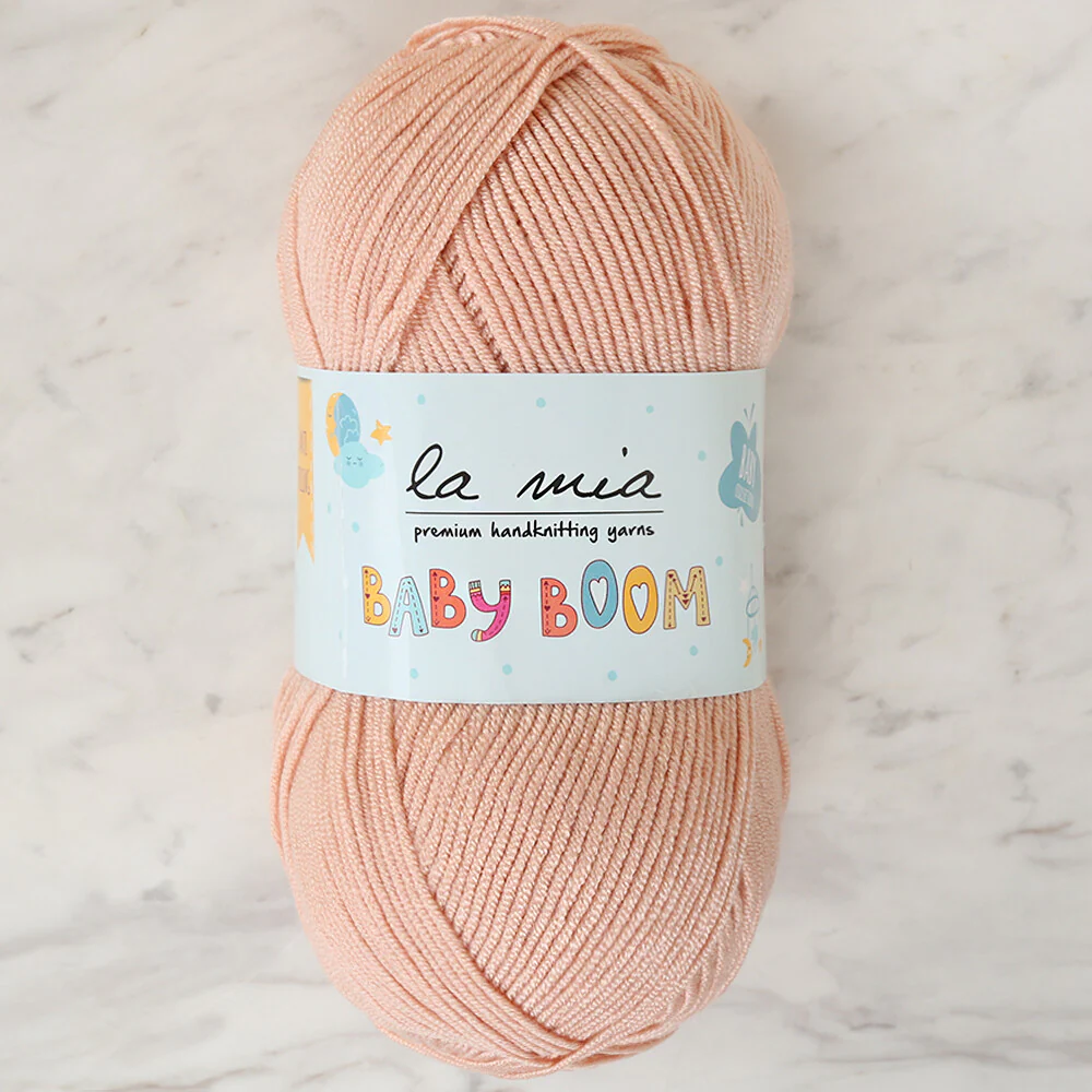 La Mia Baby Boom Yarn, Salmon - 1873