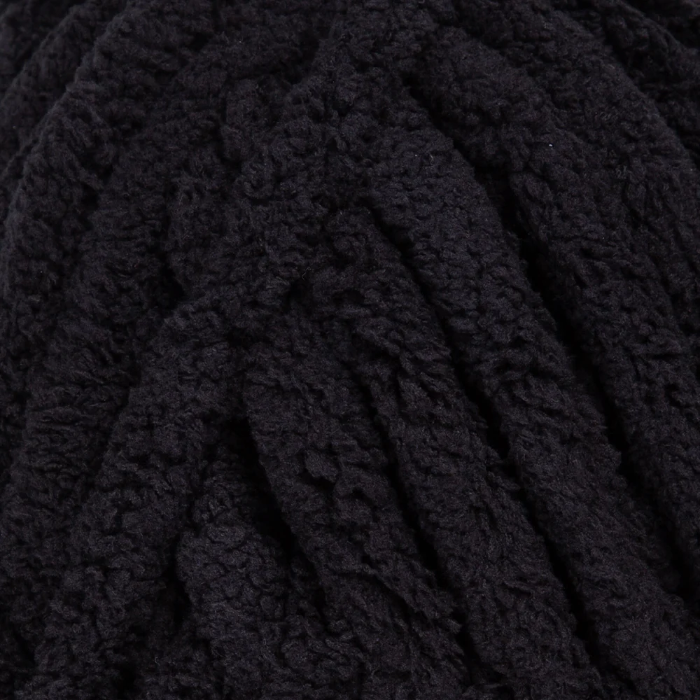 La Mia Bla Bla Hand Knitting Yarn ,Black LB013 - Image 2