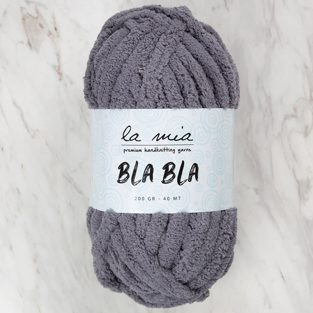 La Mia Bla Bla Hand Knitting Yarn ,Grey LB010