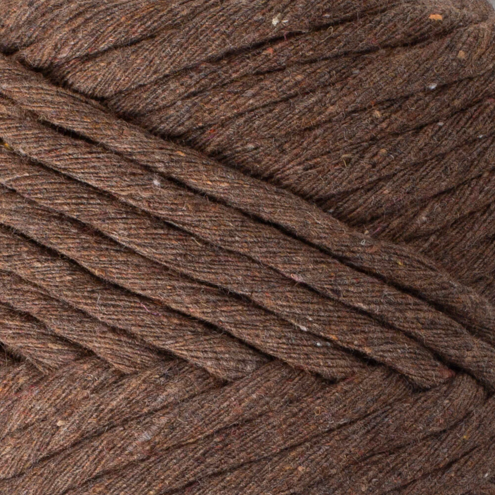 La Mia Boho Cotton Macrame Cord, Dark Brown - L158 - Image 2