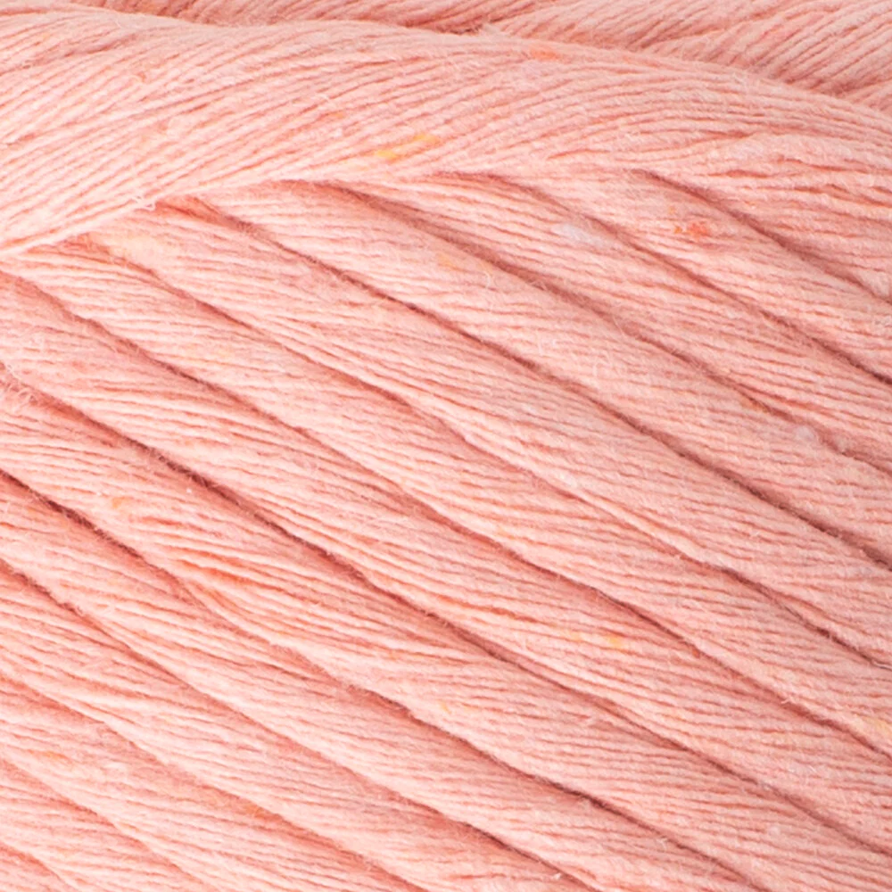 La Mia Boho Cotton Macrame Cord, Light Salmon Pink - L018 - Image 2