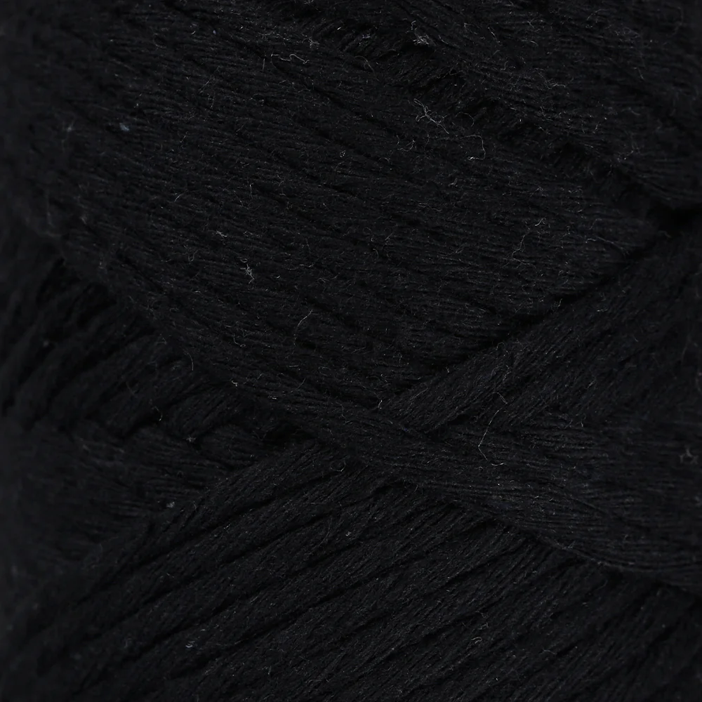 La Mia Boho Slim Yarn, Black - L006 - Image 3