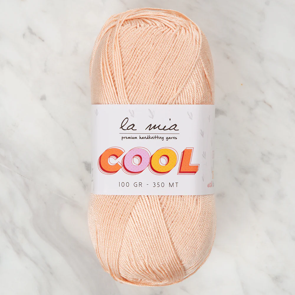 La Mia Cool Hand Knitting Yarn ,Salmon L013