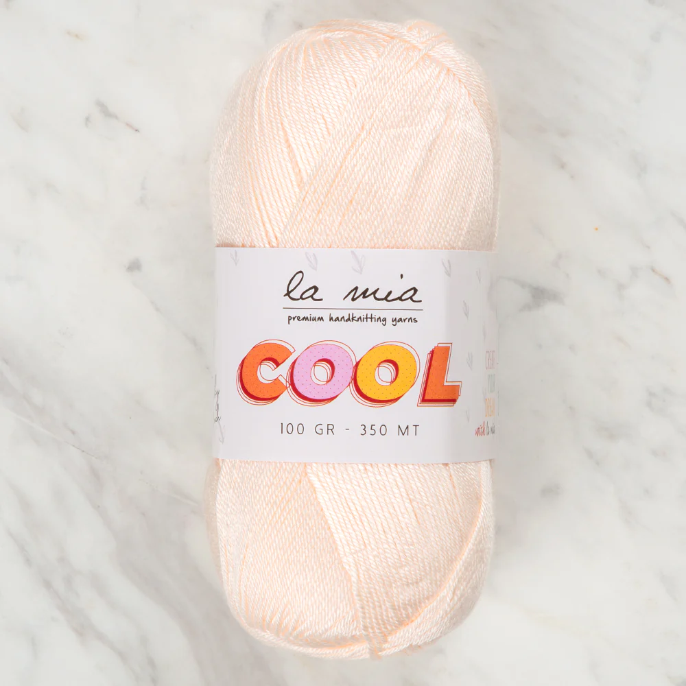 La Mia Cool Hand Knitting Yarn ,Salmon L016