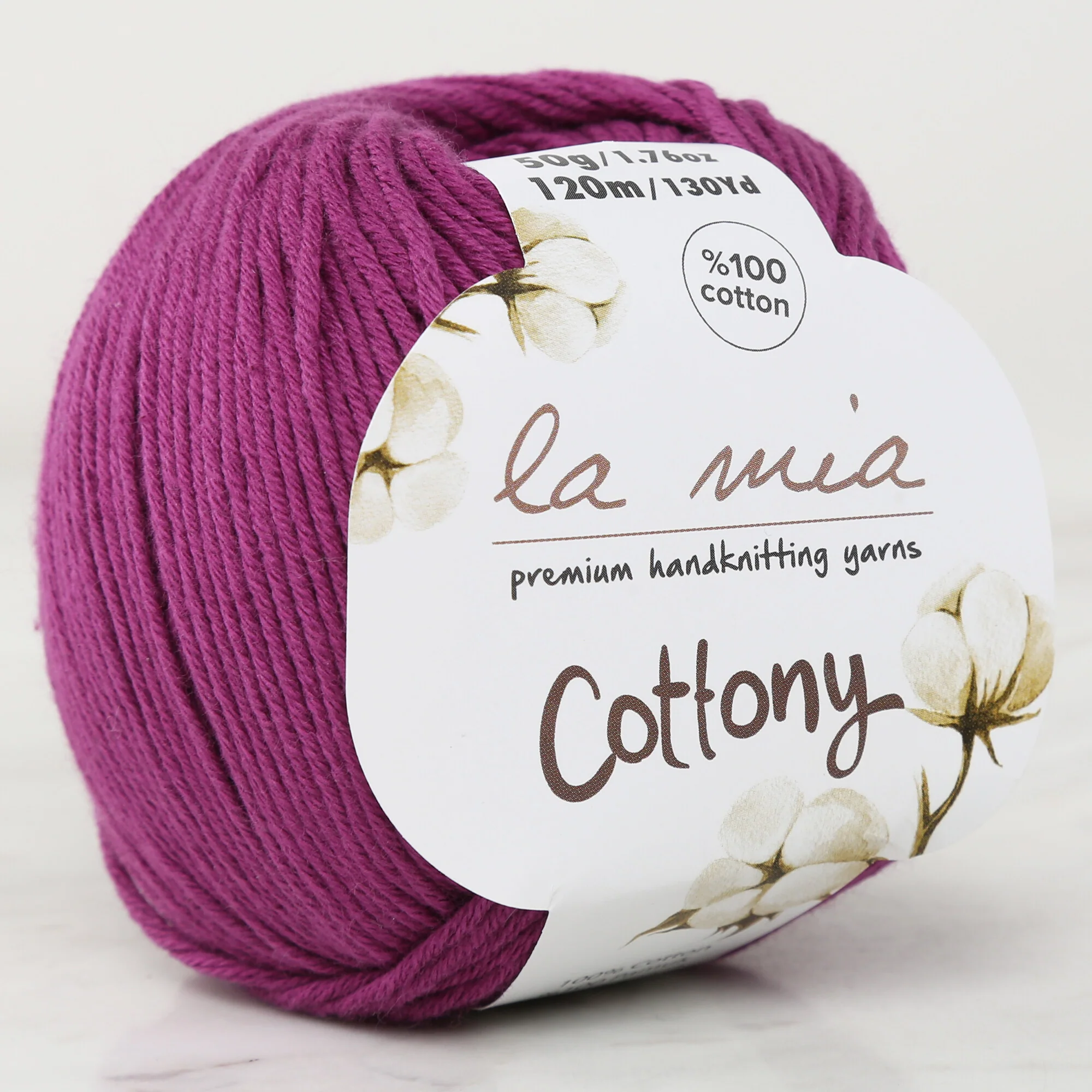 La Mia Cottony Baby Yarn, Purple - L025