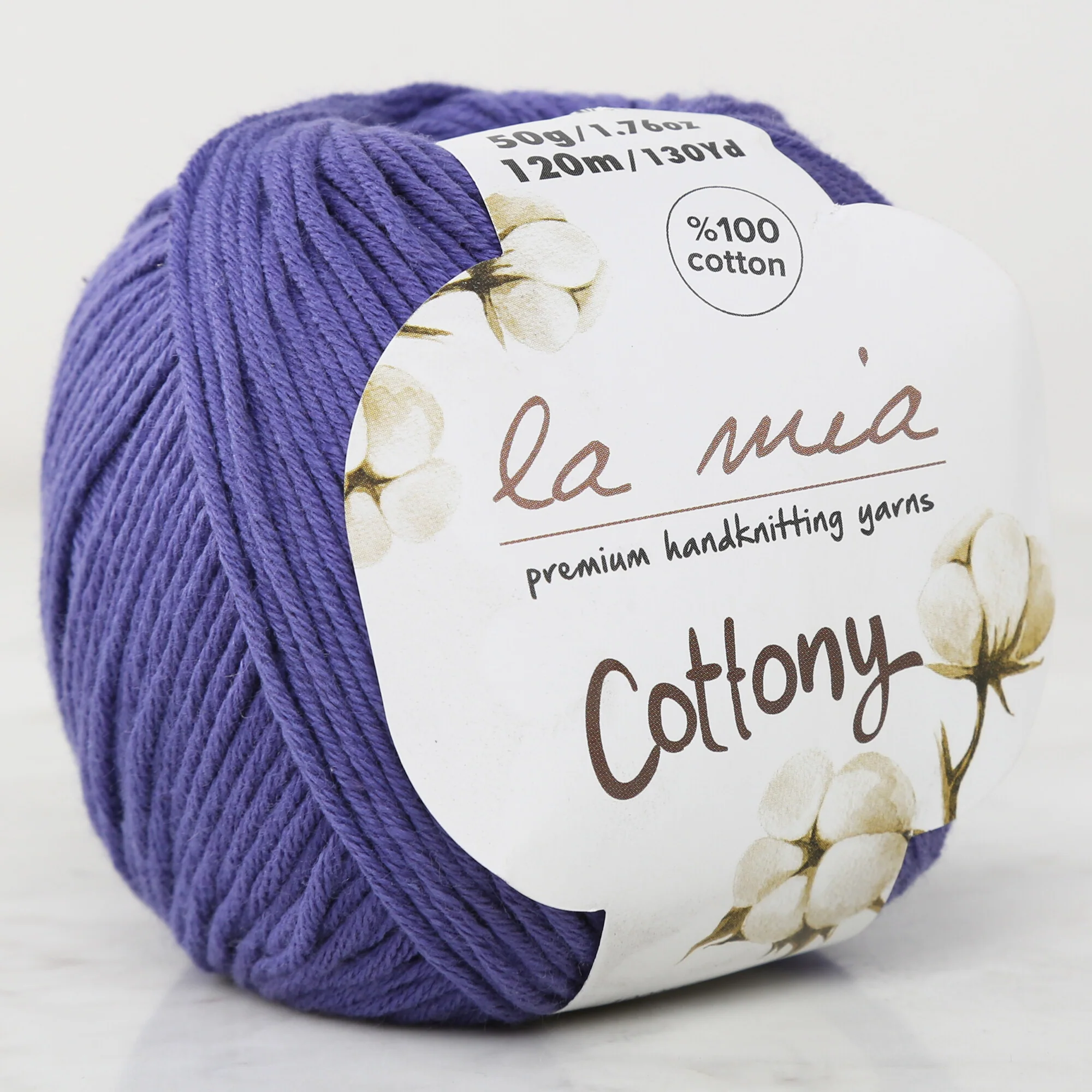 La Mia Cottony Baby Yarn, Purple - L027