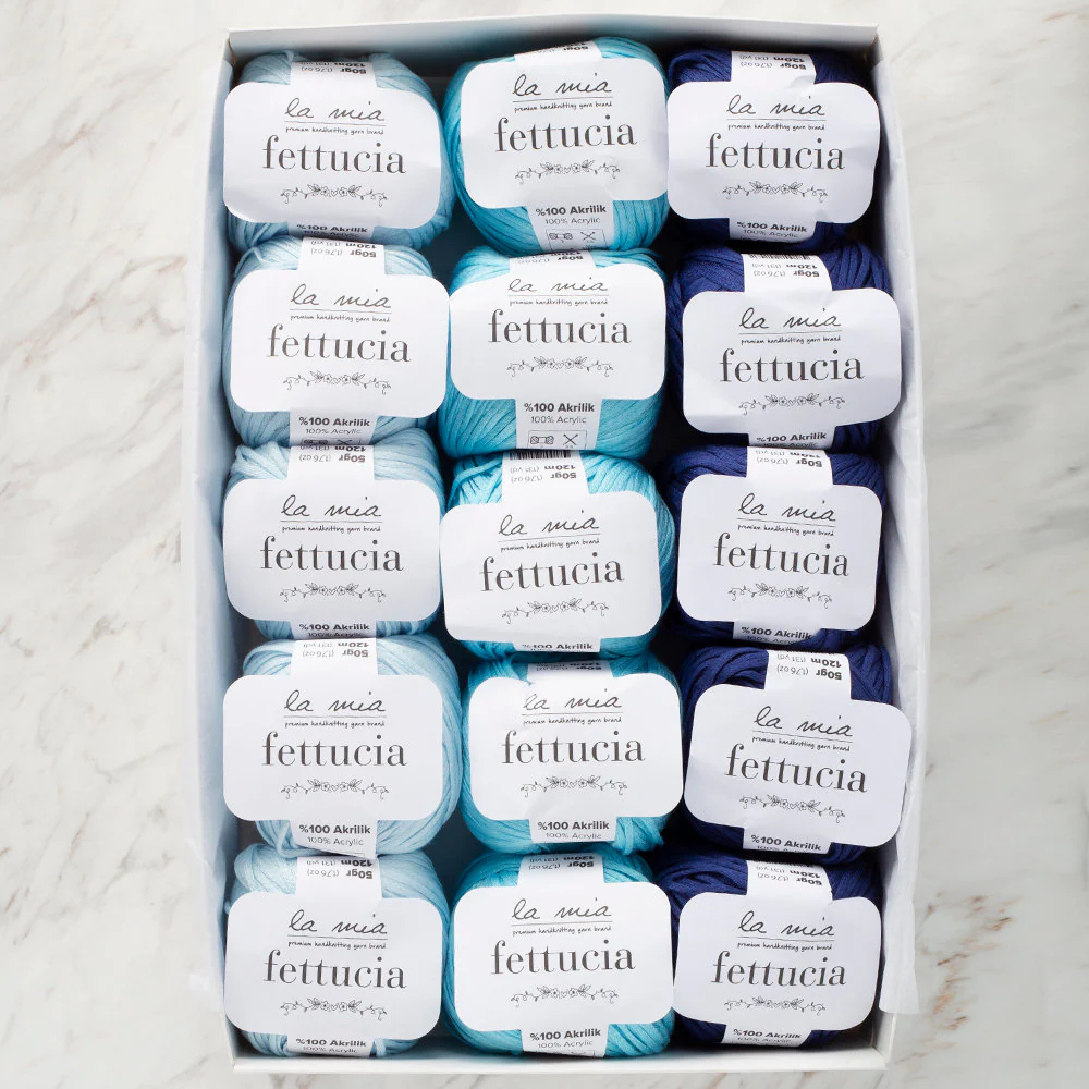 La Mia Fettucia Yarn Gift Set, Anemone - Image 2