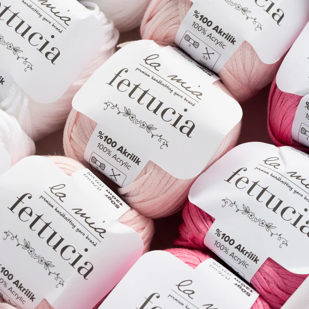La Mia Fettucia Yarn Gift Set, Azalea - Image 3