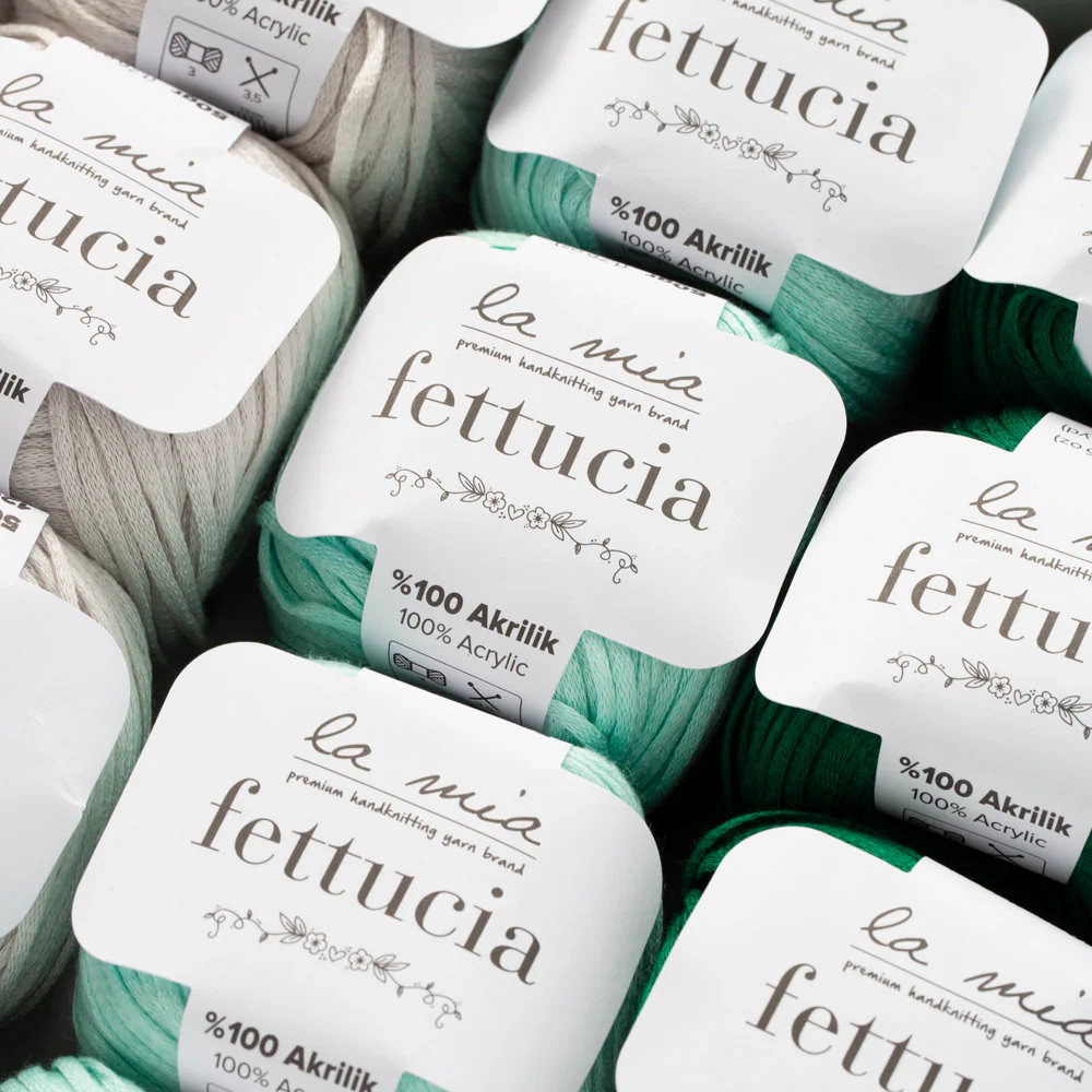 La Mia Fettucia Yarn Gift Set, Cactus - Image 3