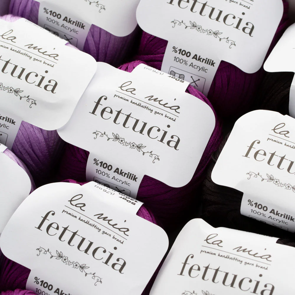 La Mia Fettucia Yarn Gift Set, Violet - Image 3