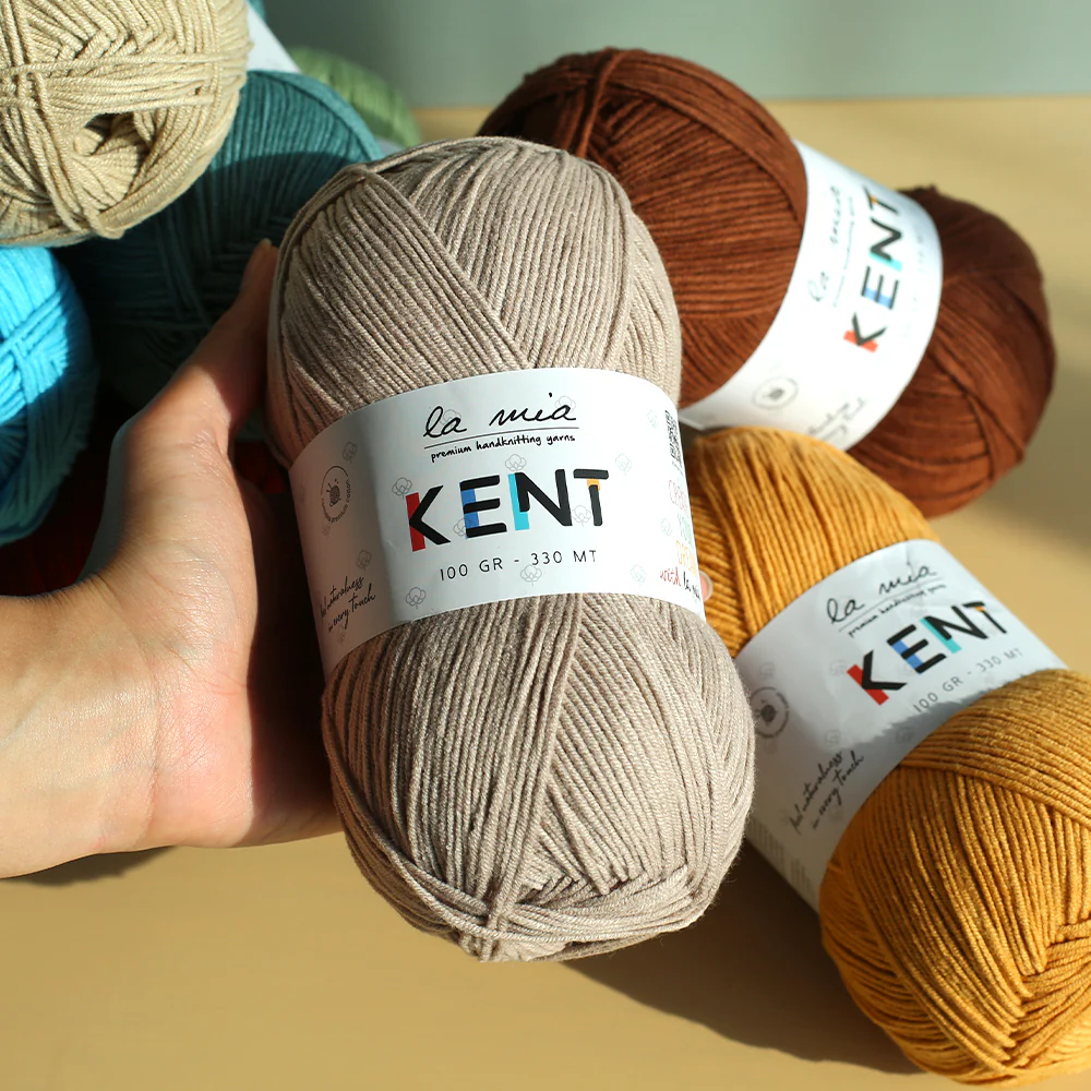 La Mia Kent Hand Knitting Yarn,Beige - L085 - Image 4