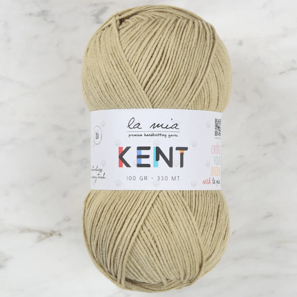 La Mia Kent Hand Knitting Yarn,Beige - L098