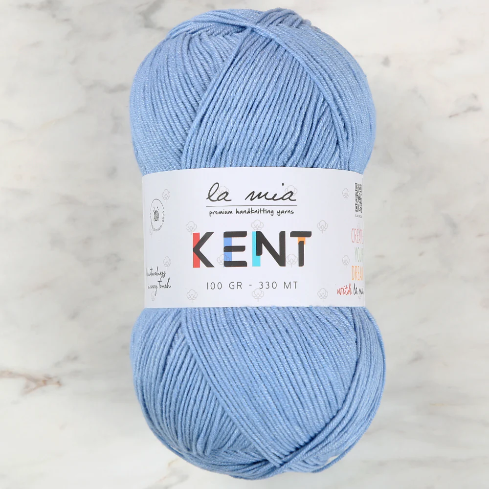 La Mia Kent Hand Knitting Yarn,Blue - L035