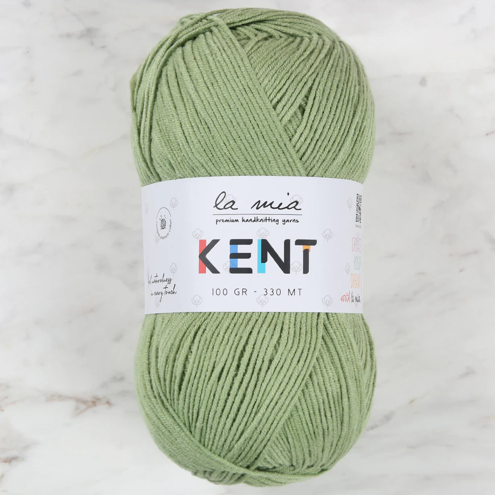 La Mia Kent Hand Knitting Yarn,Green - L025