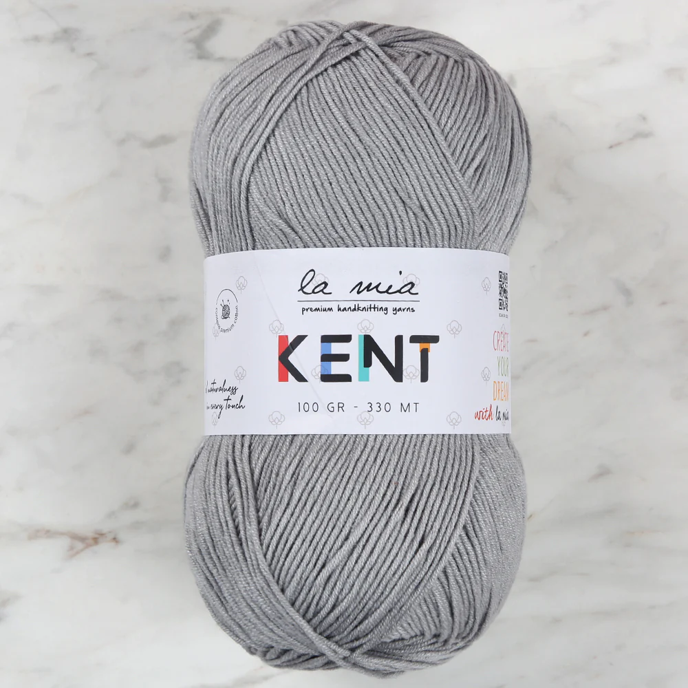 La Mia Kent Hand Knitting Yarn,Grey - L111