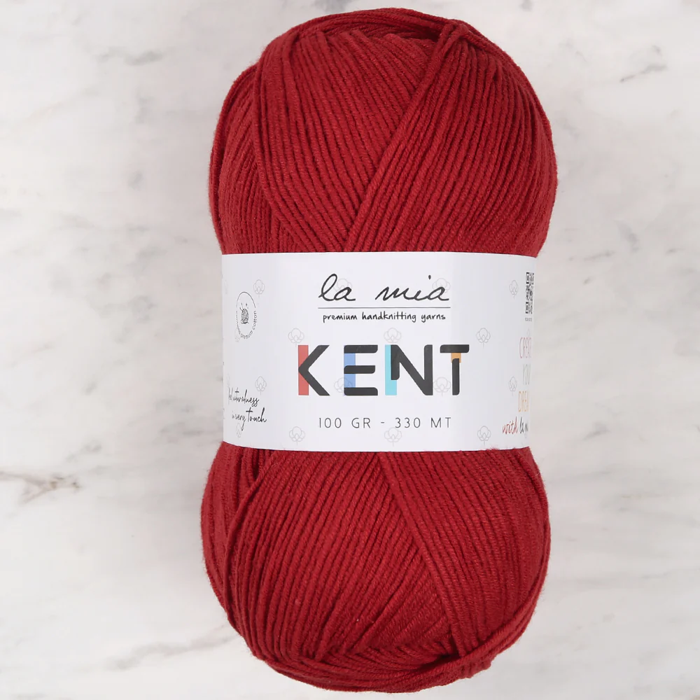 La Mia Kent Hand Knitting Yarn,Red - L033