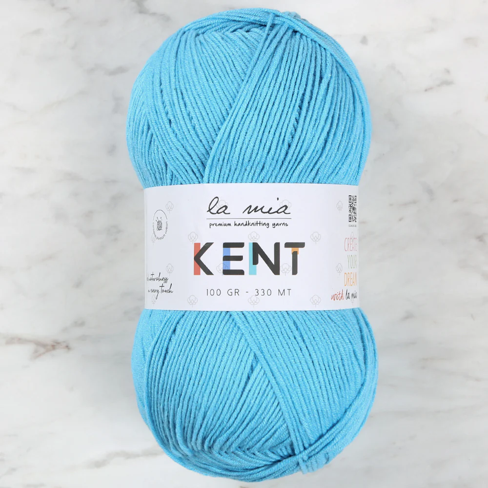 La Mia Kent Hand Knitting Yarn,Turquoise - L123