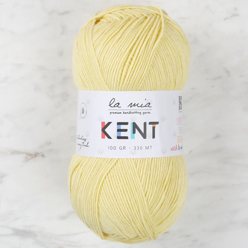 La Mia Kent Hand Knitting Yarn,Yellow - L043