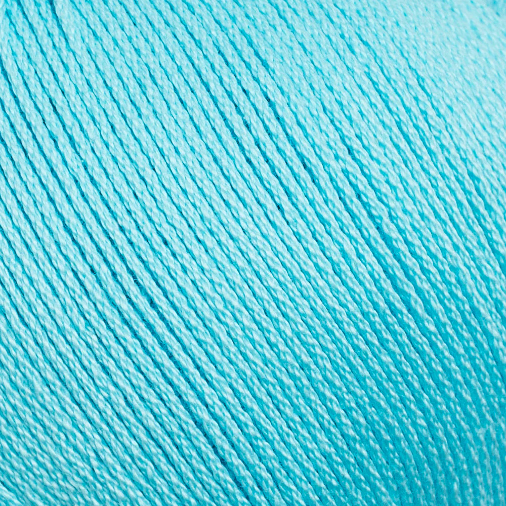 La Mia Lux Mercerized Cotton Yarn, Light Blue - 123 - Image 2