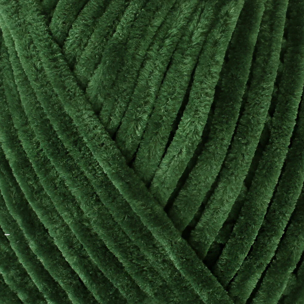 La Mia Mellow Chenille Yarn, Green - 938 - Image 2