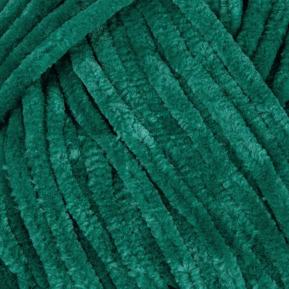 La Mia Mellow Chenille Yarn, Green - 949 - Image 2