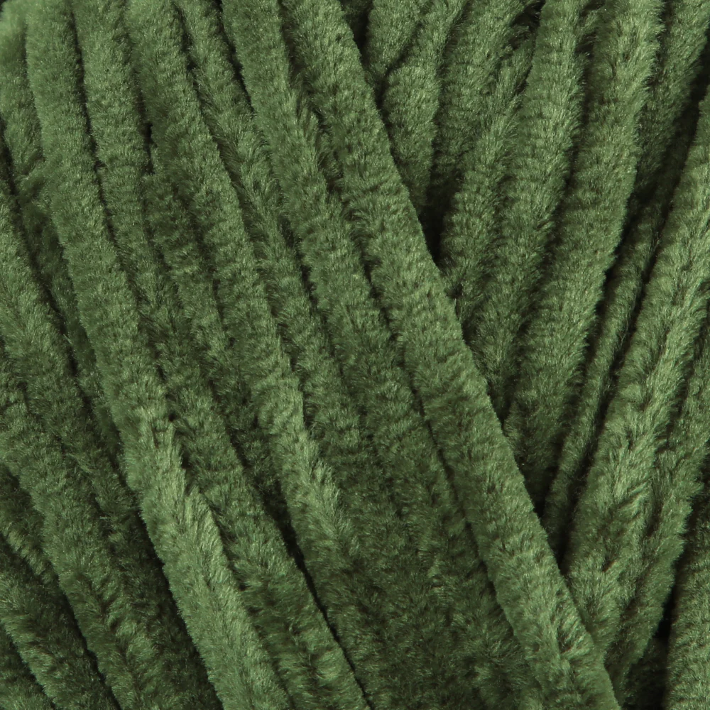 La Mia Mellow Chenille Yarn, Green - 955 - Image 2