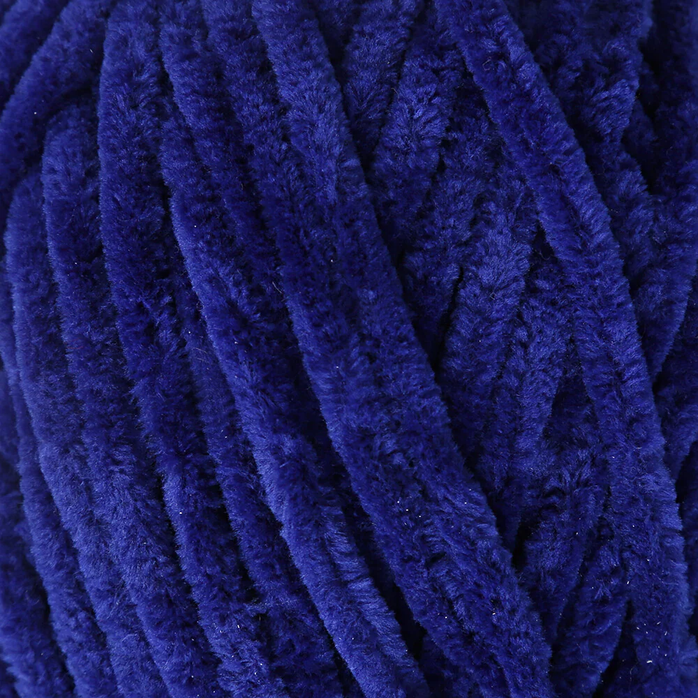 La Mia Mellow Chenille Yarn, Navy Blue - 926 - Image 2
