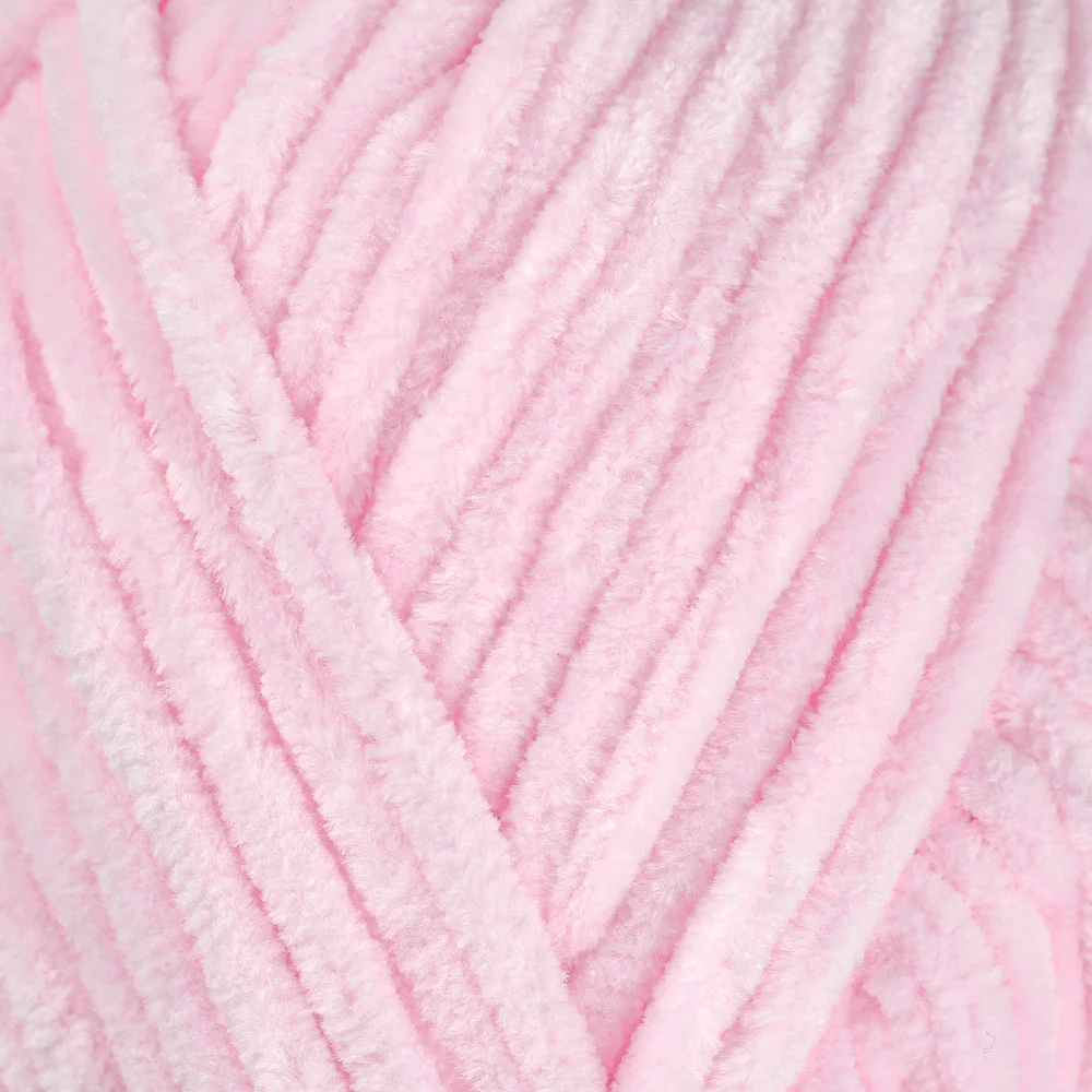 La Mia Mellow Chenille Yarn, Pink - 904 - Image 2